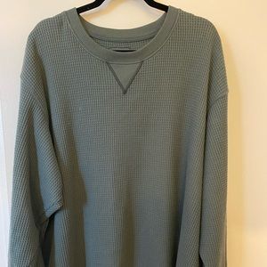 Aerie Waffle Knit Crew Neck